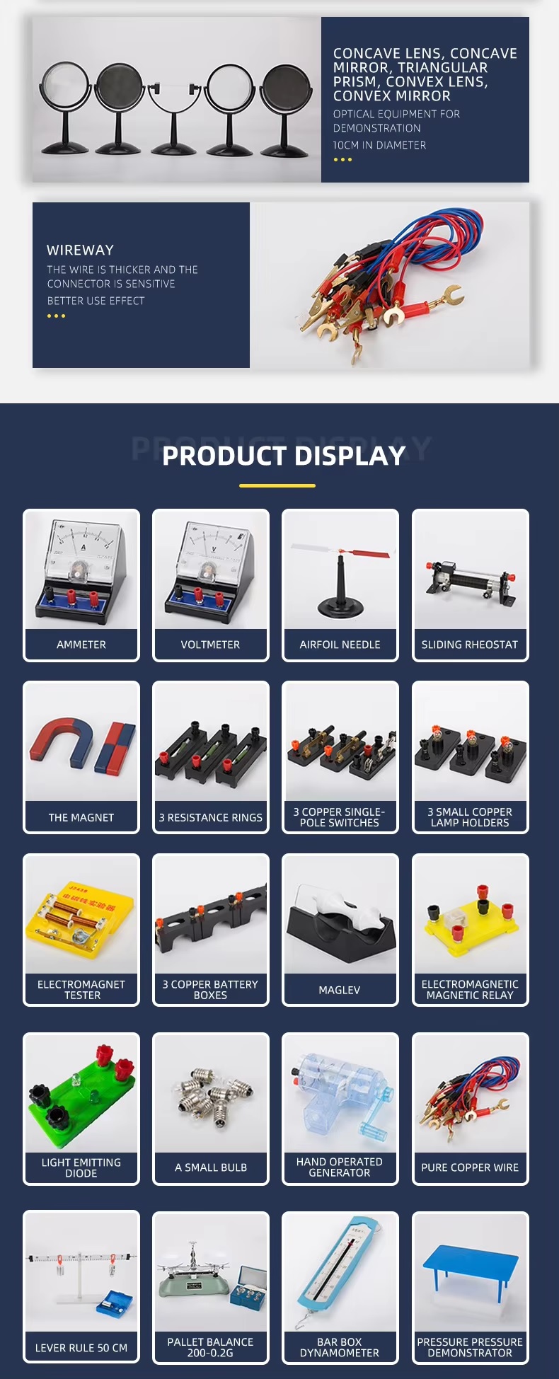 Physics Teaching Set Science Educational Kit Physics Laboratory Equipment Teaching Instrument 9.jpg Physics Teaching Set Science Educational Kit Physics Laboratory Equipment Teaching Instrument 9.jpg